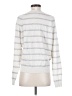 Vince. Stripes Silver Wool Pullover Sweater Size S - photo 2
