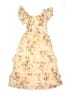 Rare Editions Floral Yellow Dress Size 7 - 8 - photo 2