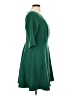 ModCloth Chevron-herringbone Green Casual Dress Size 1X - photo 4
