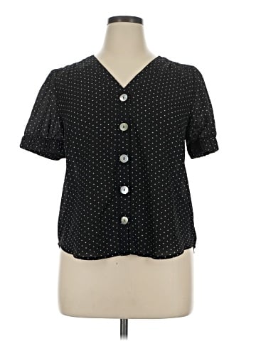 Lily White Short Sleeve Blouse (view 1)