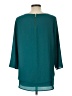 The Limited 100% Polyester Teal 3/4 Sleeve Blouse Size L - photo 2
