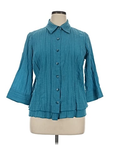 Cj Banks 3/4 Sleeve Blouse (view 1)