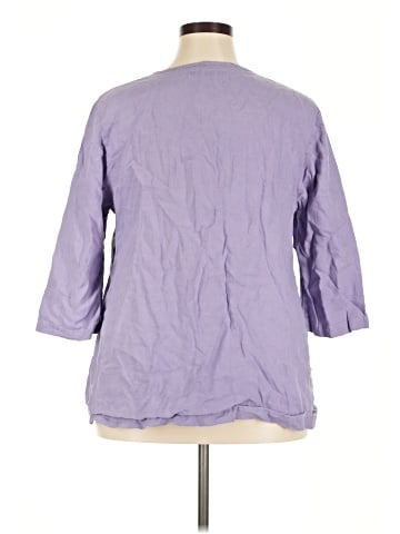 Flax 3/4 Sleeve Blouse (view 2)