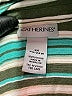 Catherines 100% Rayon Stripes Teal 3/4 Sleeve Button-Down Shirt Size 2X - photo 7