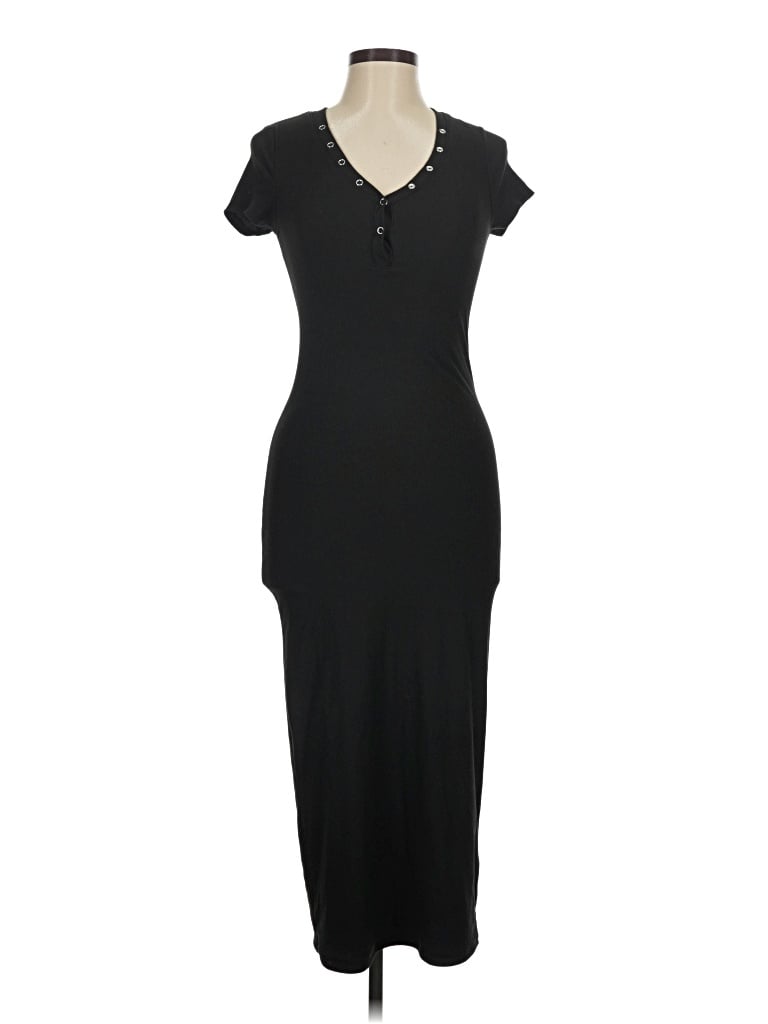 Pre-owned Justify Casual Dress In Black