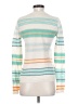 Calypso St. Barth 100% Cashmere Stripes White Cashmere Pullover Sweater Size S - photo 2