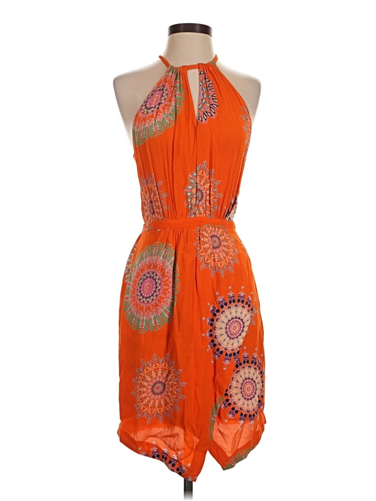 Pre-owned Floreat Cocktail Dress In Orange