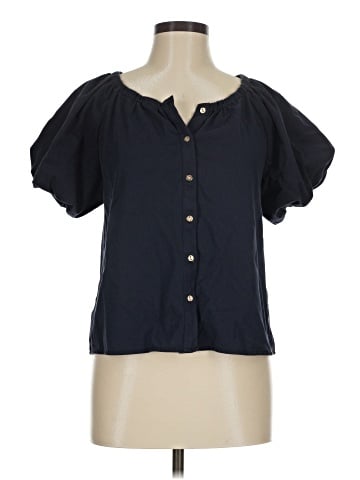 Ann Taylor Short Sleeve Blouse (view 1)