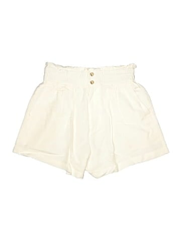 Madewell Linen-Blend Pull-On Paperbag Shorts (view 1)