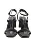 Aldo Black Sandals Size 8 1/2 - photo 2