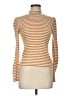 Splendid Orange Long Sleeve Turtleneck Size M - photo 1