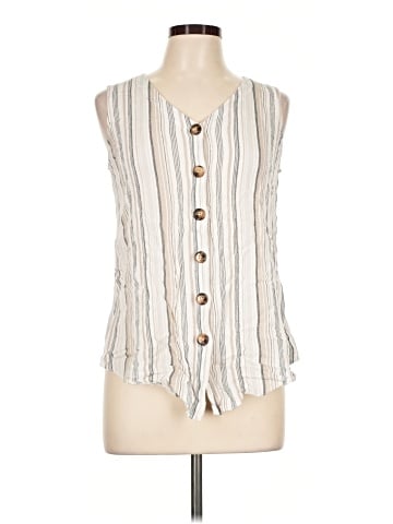 Alyx Sleeveless Button-Down Shirt (view 1)