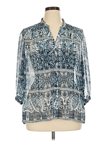 Cj Banks 3/4 Sleeve Blouse (view 1)