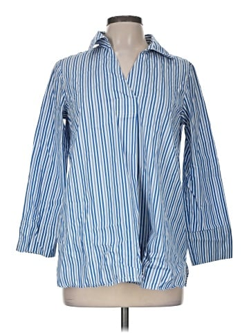 Sara Campbell 3/4 Sleeve Button-Down Shirt (view 1)
