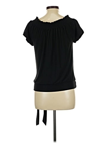 White House Black Market Short Sleeve Blouse (view 2)