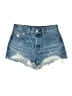 Levi's 100% Cotton Blue Denim Shorts Size 28 waist - photo 1