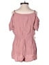 Love Tree 100% Rayon Hearts Pink Romper Size S - photo 2
