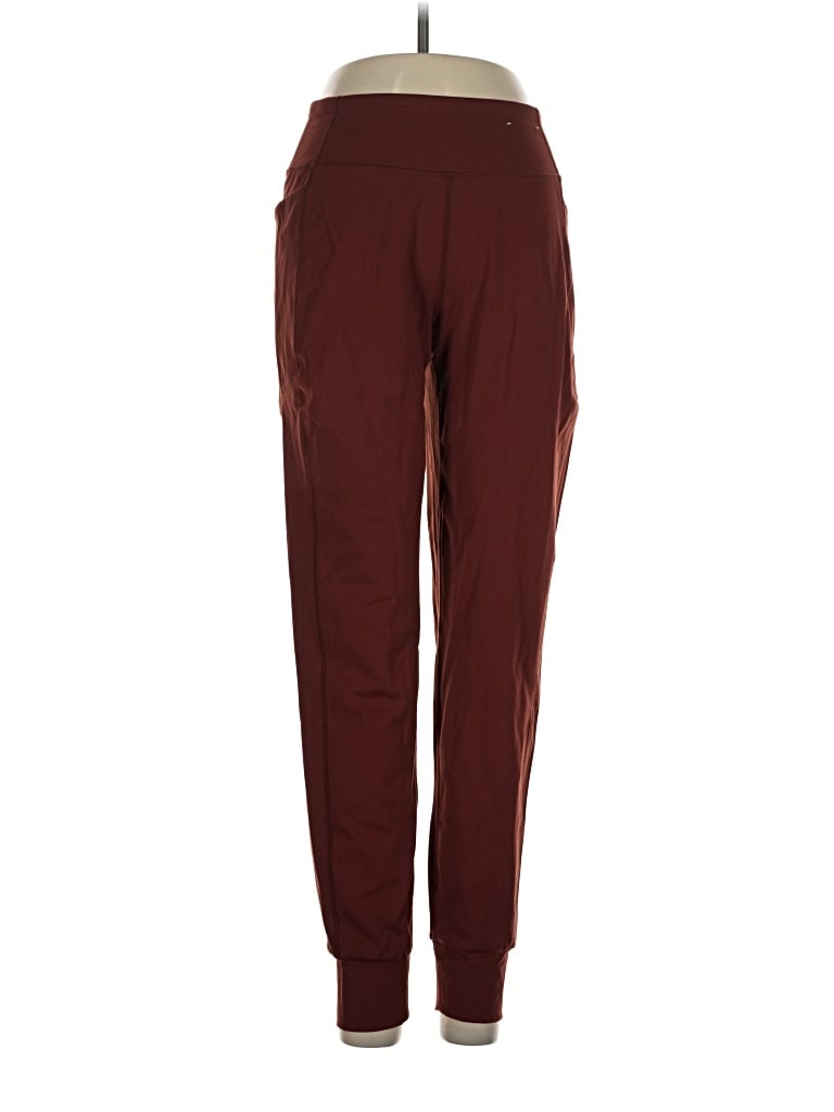 Pre-owned Flx Track Pants In Burgundy