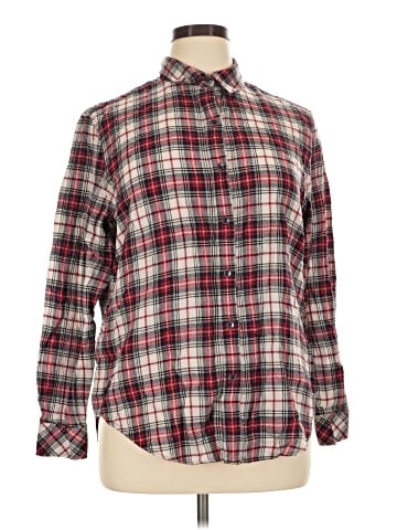 Seven7 Long Sleeve Button-Down Shirt (view 1)