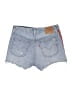 Levi's 100% Cotton Blue Denim Shorts Size 29 waist - photo 2