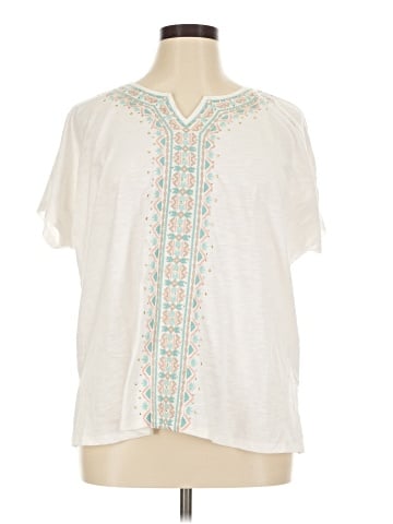 Alfred Dunner Short Sleeve Blouse (view 1)