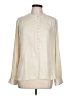 Treasure & Bond 100% Polyester Ivory Long Sleeve Blouse Size L - photo 1