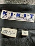 K.I.K.I.T 100% Silk Solid Black Silk Skirt Size 8 - photo 4