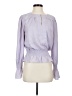 Ann Taylor 100% Polyester Purple Long Sleeve Blouse Size S - photo 1