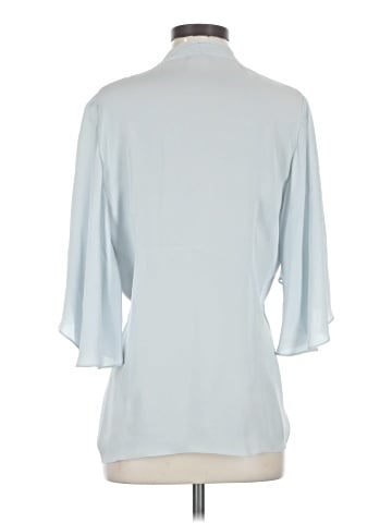 Dana Buchman 3/4 Sleeve Silk Top (view 2)