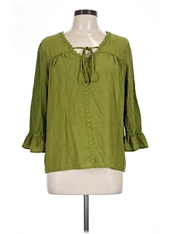 Notations 3/4 Sleeve Blouse (view 1)