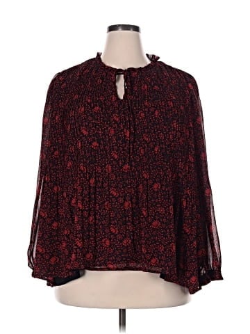 Chelsea & Theodore Long Sleeve Blouse (view 1)