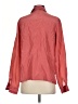 Willow Ridge 100% Silk Color Block Red Long Sleeve Silk Top Size S - photo 2