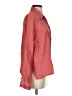 Willow Ridge 100% Silk Color Block Red Long Sleeve Silk Top Size S - photo 4