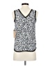 Halogen 100% Polyester Silver Sleeveless Top Size XS - photo 2