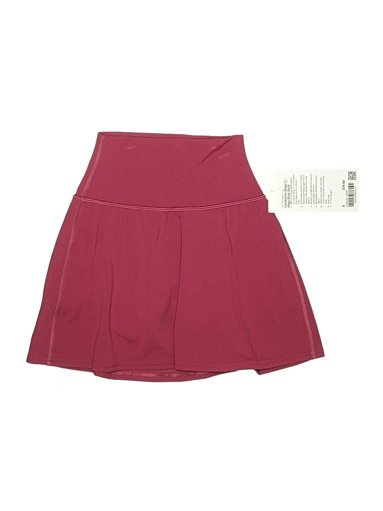 Lululemon Athletica Active Skort In Burgundy
