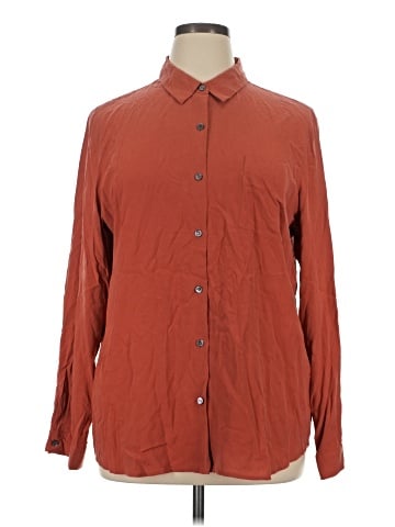 J.Jill Long Sleeve Silk Top (view 1)