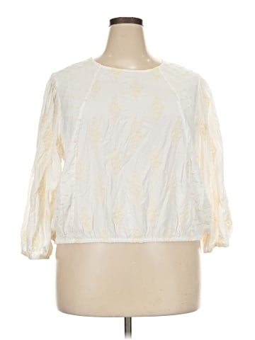 Cato 3/4 Sleeve Blouse (view 1)