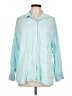 Old Navy Teal Long Sleeve Button-Down Shirt Size L - photo 1