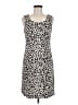 Connected Apparel Graphic Black Casual Dress Size 8 - photo 1