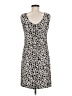 Connected Apparel Graphic Black Casual Dress Size 8 - photo 2