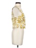Rose + Olive 100% Polyester Yellow Sleeveless Blouse Size XS - photo 4