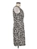 Connected Apparel Graphic Black Casual Dress Size 8 - photo 4