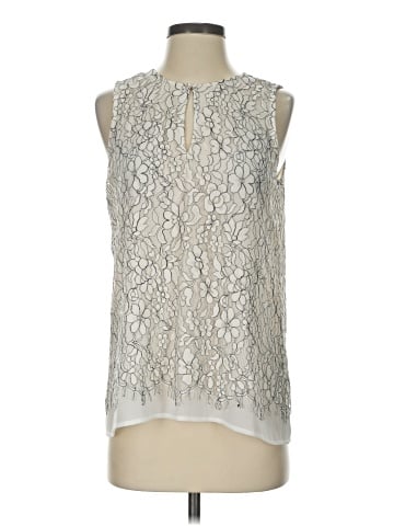 Ecru Sleeveless Blouse (view 1)