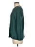 L.L.Bean 100% Cotton Solid Green Teal Pullover Sweater Size M - photo 5