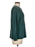 L.L.Bean 100% Cotton Solid Green Teal Pullover Sweater Size M - photo 4