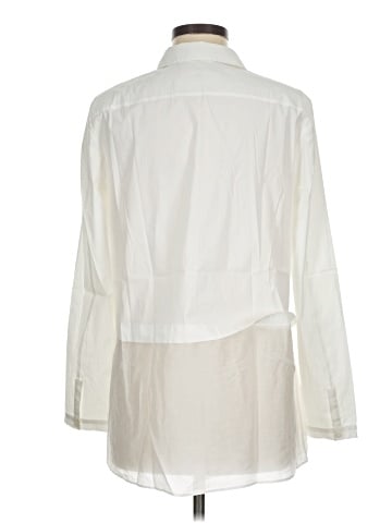 Lafayette 148 New York Long Sleeve Blouse (view 2)