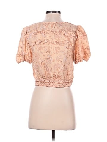 Blu Pepper Short Sleeve Blouse (view 2)