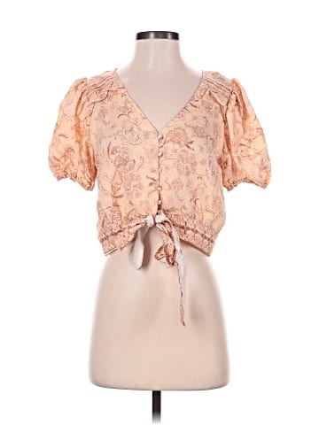 Blu Pepper Short Sleeve Blouse (view 1)
