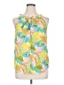 Rose + Olive 100% Polyester Yellow Sleeveless Blouse Size XL - photo 1
