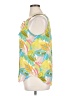 Rose + Olive 100% Polyester Yellow Sleeveless Blouse Size XL - photo 5